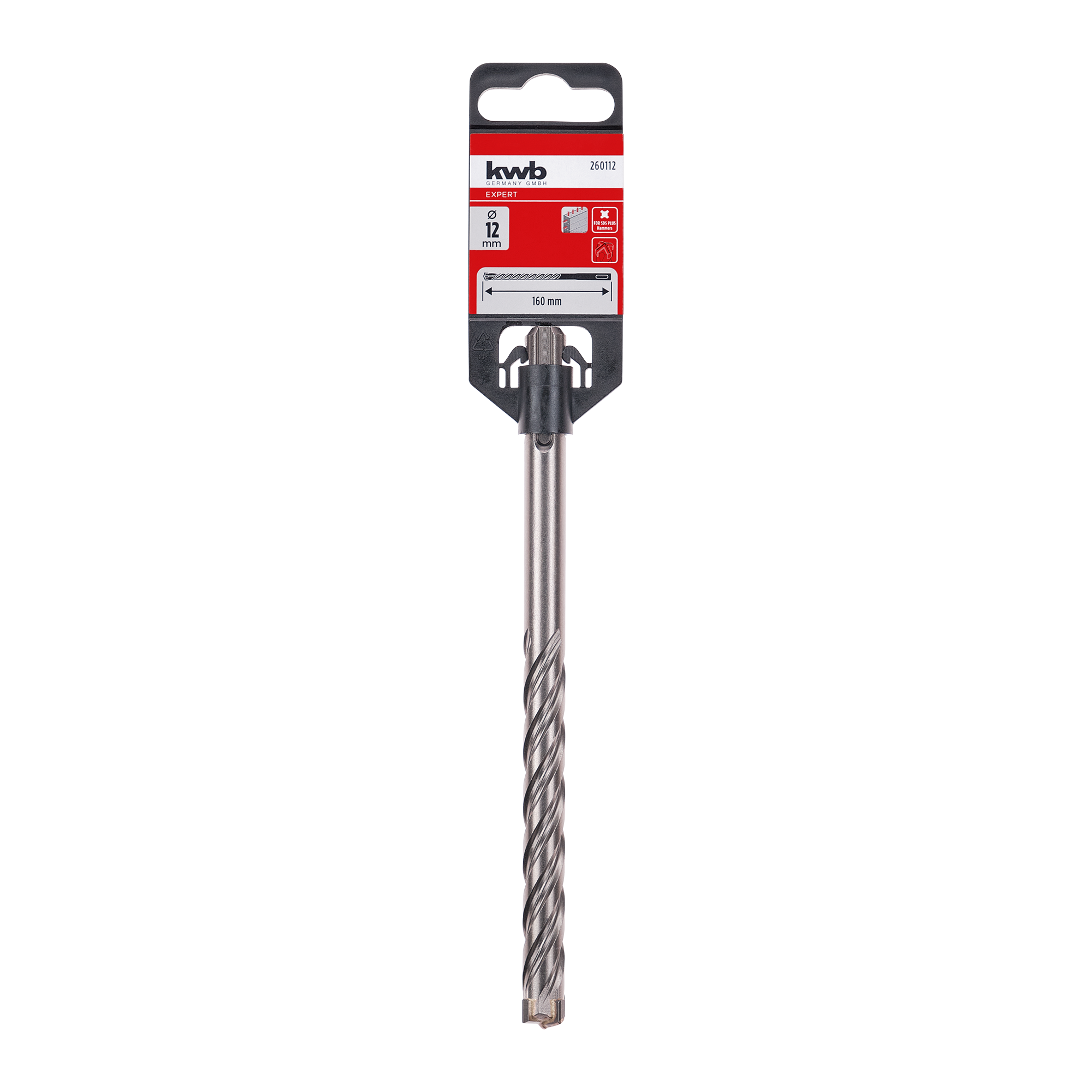 Hammerbohrer 'HB4X SDS Plus' Ø 12 x 160 mm