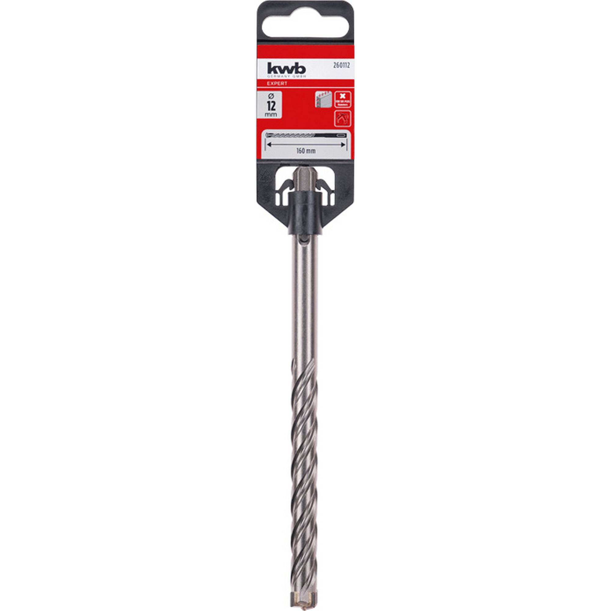 Hammerbohrer 'HB4X SDS Plus' Ø 12 x 160 mm