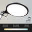 LED-Schreibtischleuchte 'Office' silber 7 W