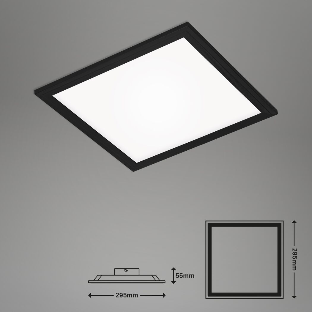 LED-Panel 'Simple' 12 W 1300 lm neutralweiß 29,5 x 5,5 x 29,5 cm