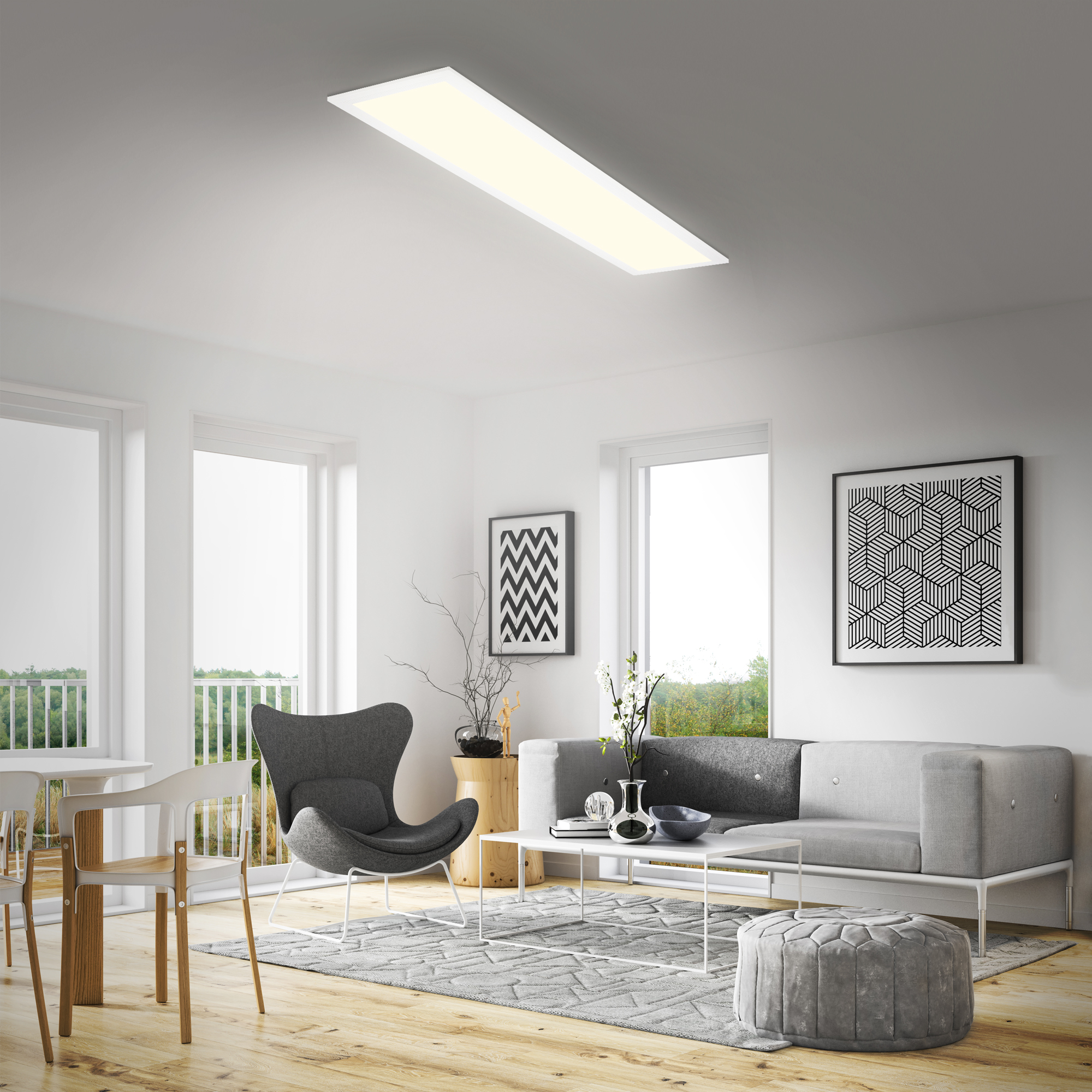 LED-Deckenleuchte 'Piatto' 18 x 78 cm 24,5 lm