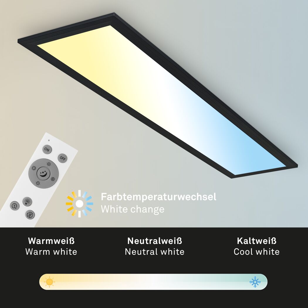 LED-Panel 'Piatto' dimmbar tageslichtweiß 18 x 6,5 x 78 cm