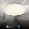 LED-Baddeckenleuchte 'Case' 2300 lm warmweiß Ø 34 x 6 cm
