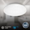 LED-Baddeckenleuchte 'Case' 2500 lm neutralweiß Ø 34 x 6 cm