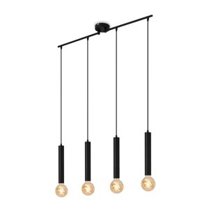 Pendelleuchte 'Longa' schwarz 60 W