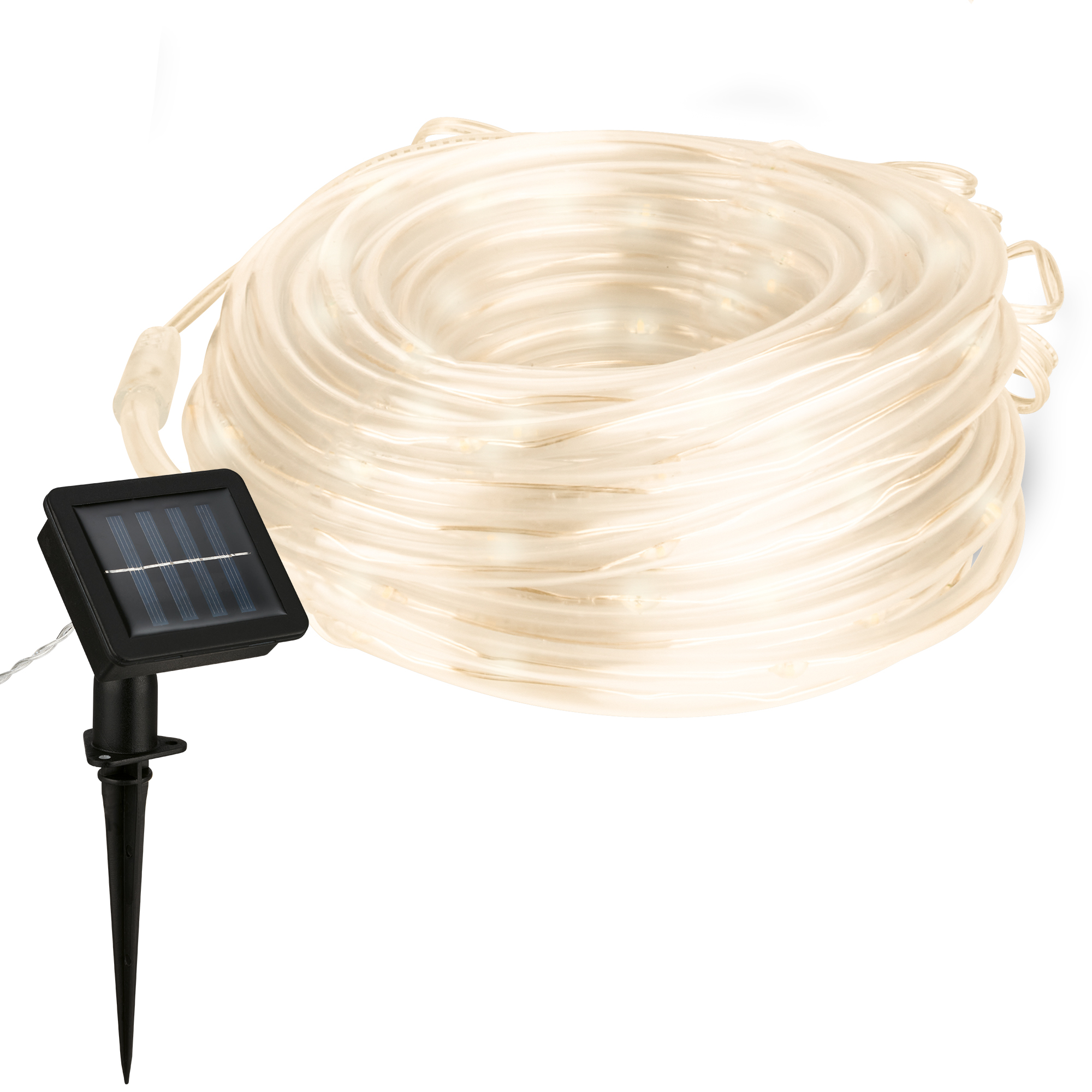 Solar-LED-Band 100 LED warmweiß