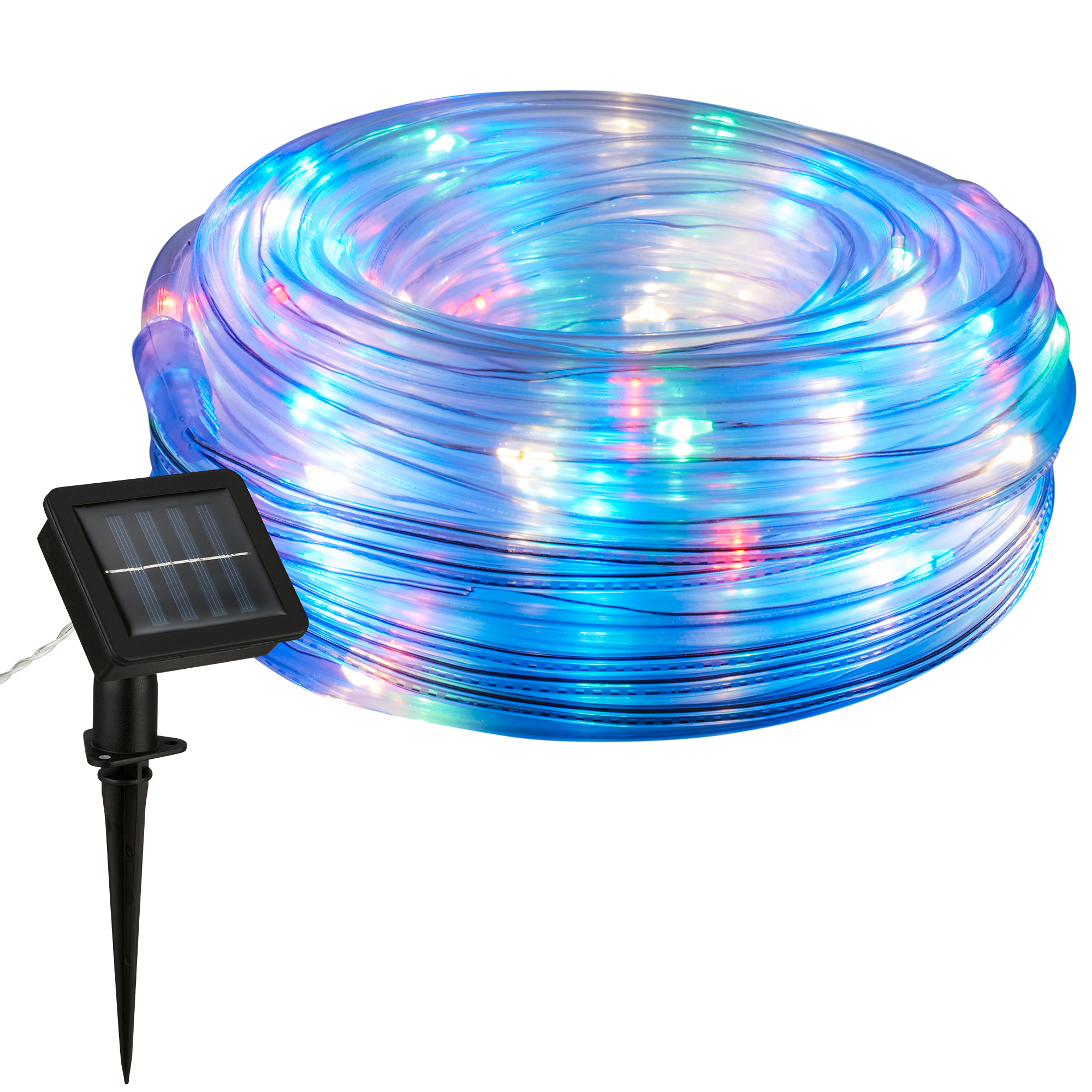 Solar-LED-Band 100 LED RGB