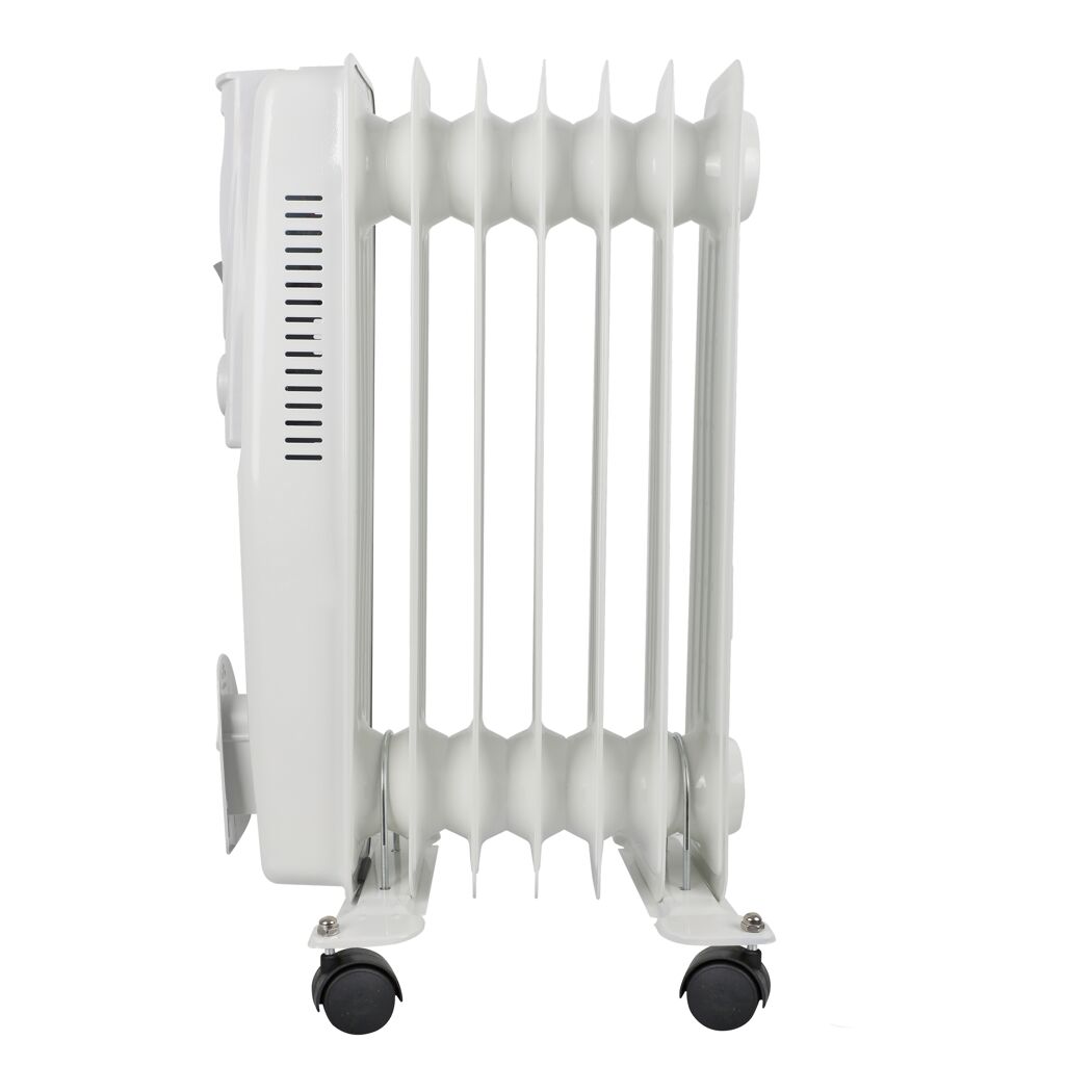 Ölradiator weiß 7 Rippen 1500 W