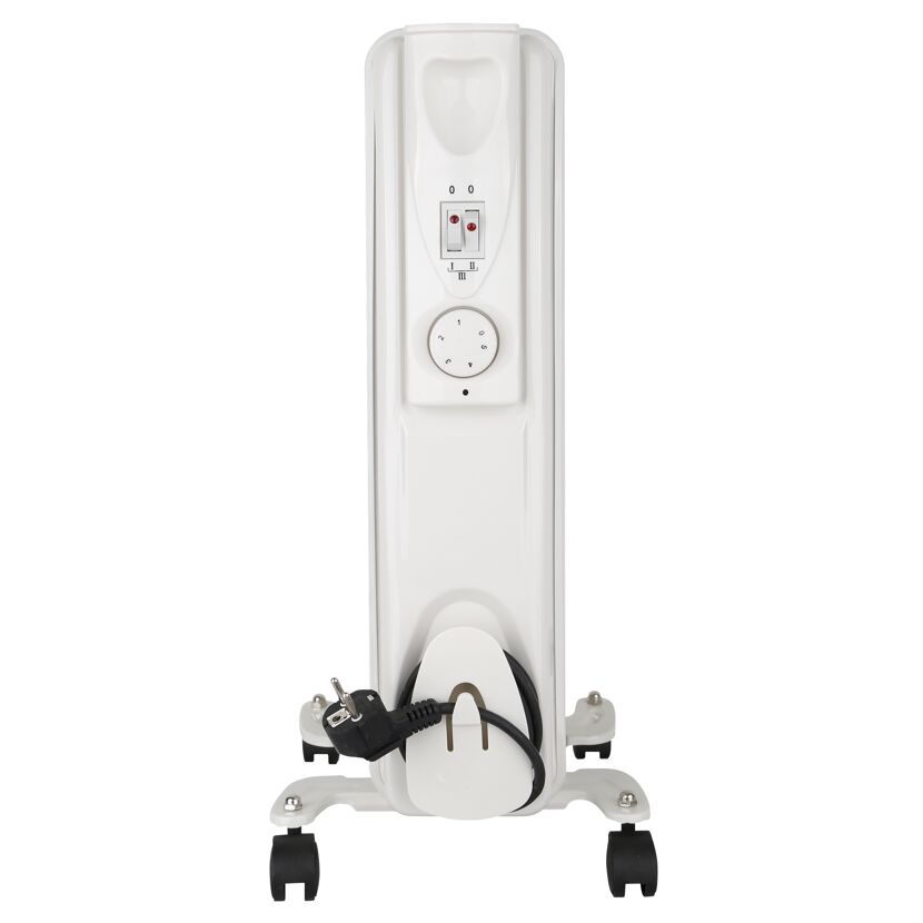 Ölradiator weiß 7 Rippen 1500 W