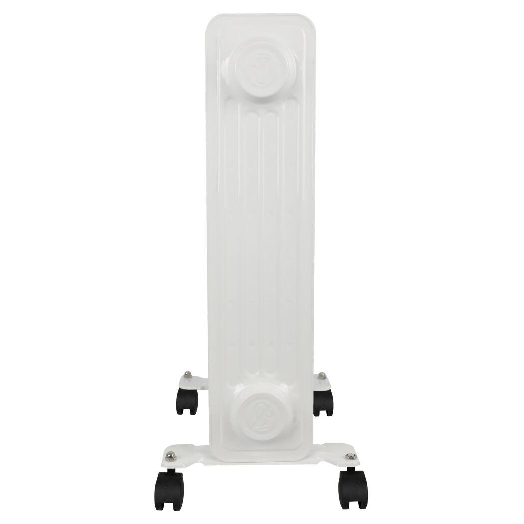Ölradiator weiß 7 Rippen 1500 W
