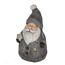 Dekofigur 'Weihnachtsmann' grau 47 cm