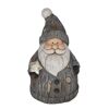 Dekofigur 'Weihnachtsmann' grau 47 cm