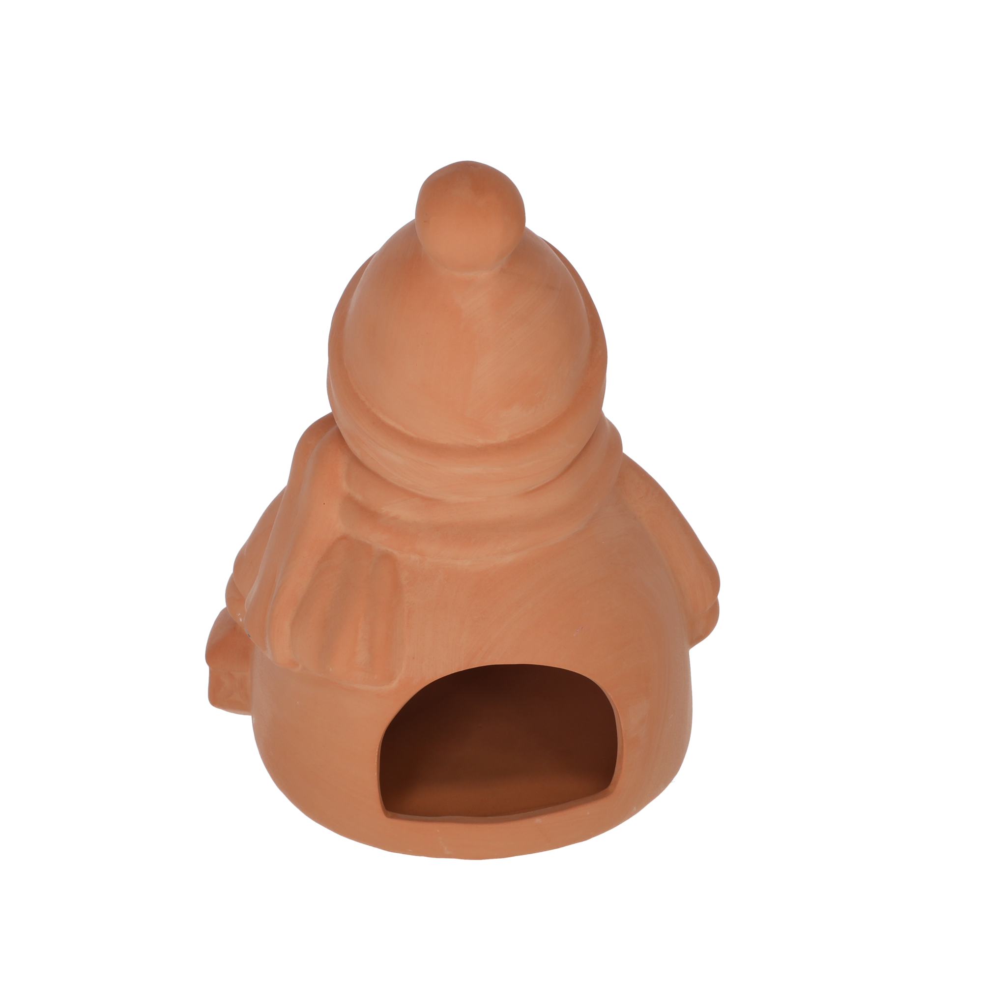 Deko-Schneemann aus Ton 29 cm