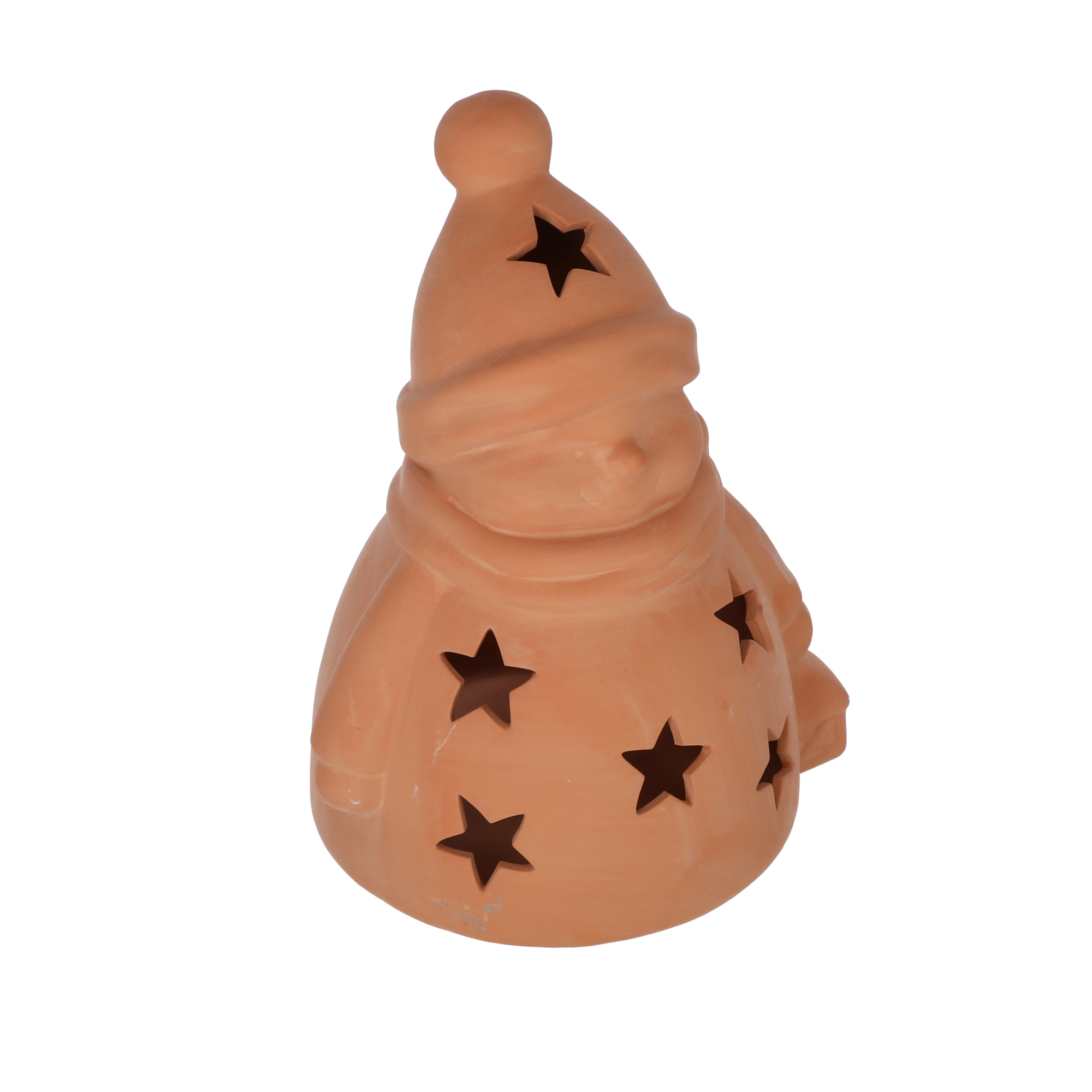 Deko-Schneemann aus Ton 29 cm