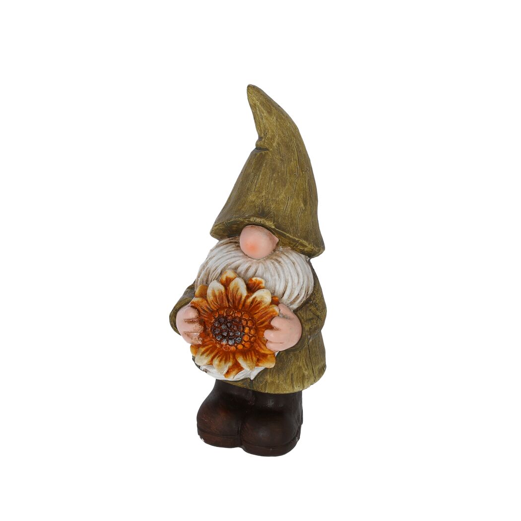 Wichtel mit Blume 17 cm