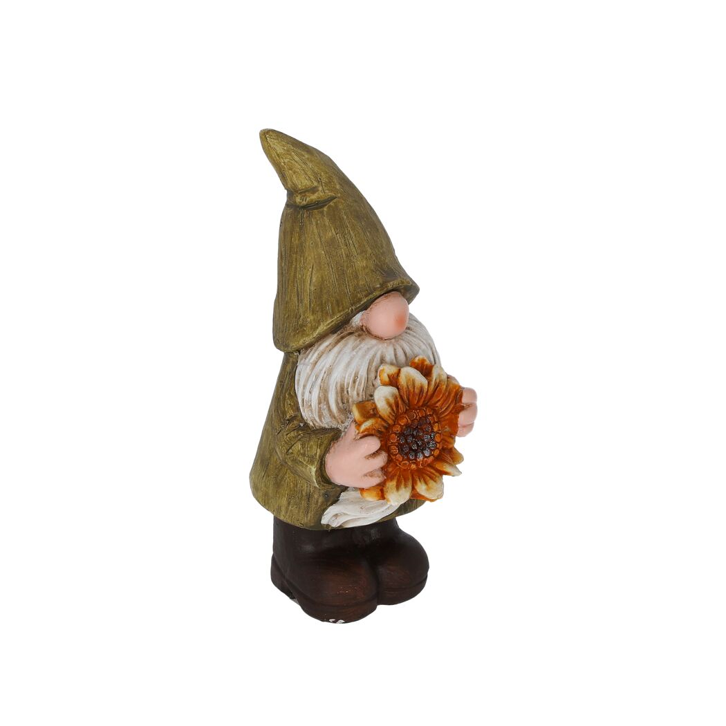 Wichtel mit Blume 17 cm