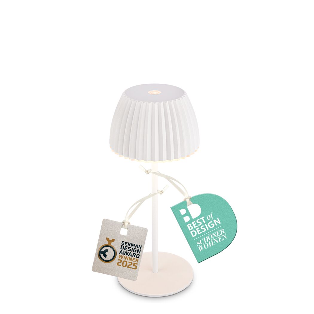 LED-Tischlampe 'Riffle' dimmbar 1,5 W 150 lm Ø 8,5 x 20 cm