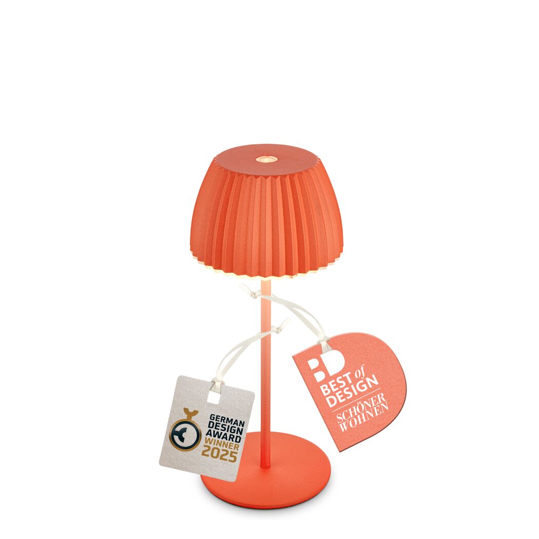 LED-Tischlampe 'Riffle' dimmbar 1,5 W 150 lm Ø 8,5 x 20 cm
