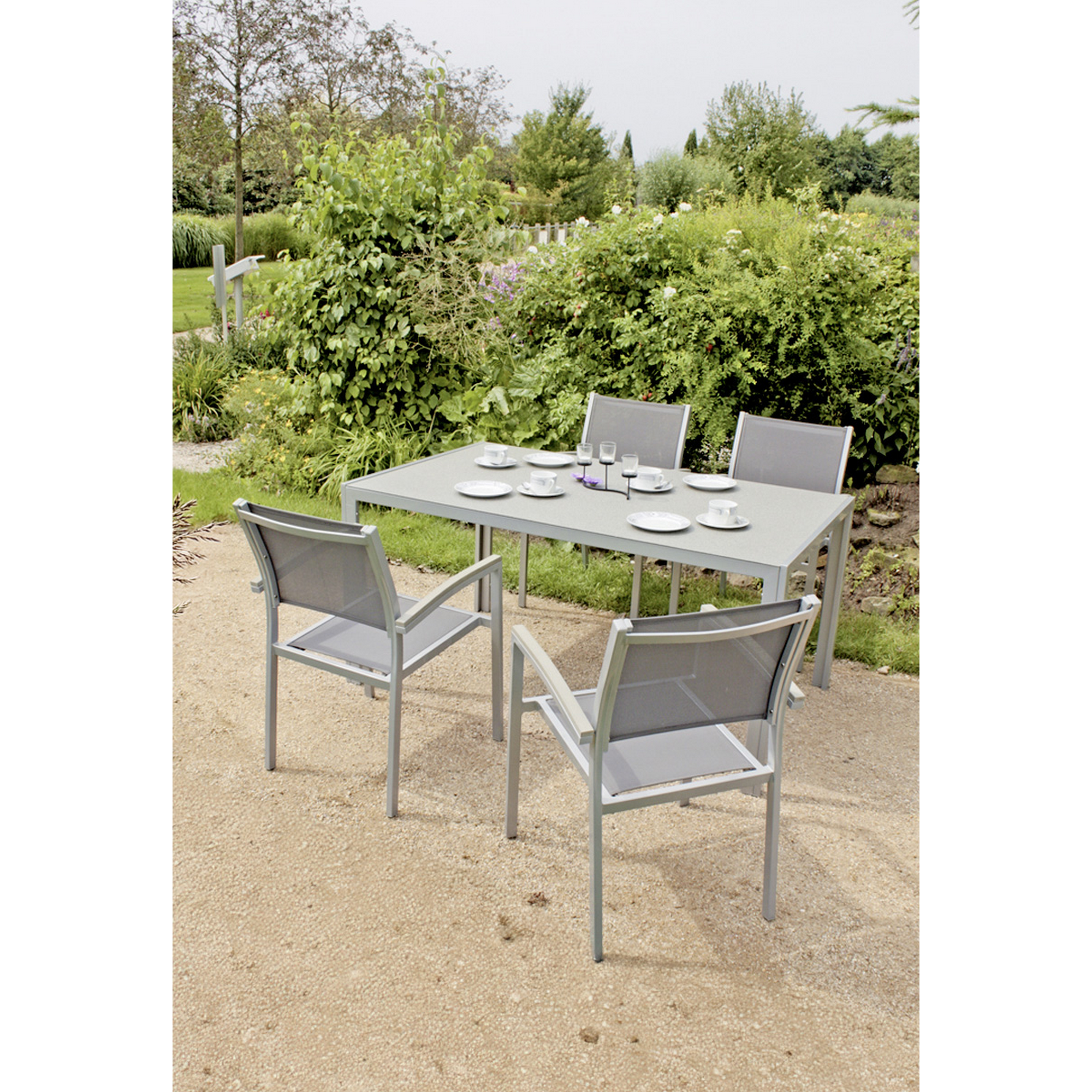 Gartenmöbelset 'Grace' für 6 Personen Aluminium