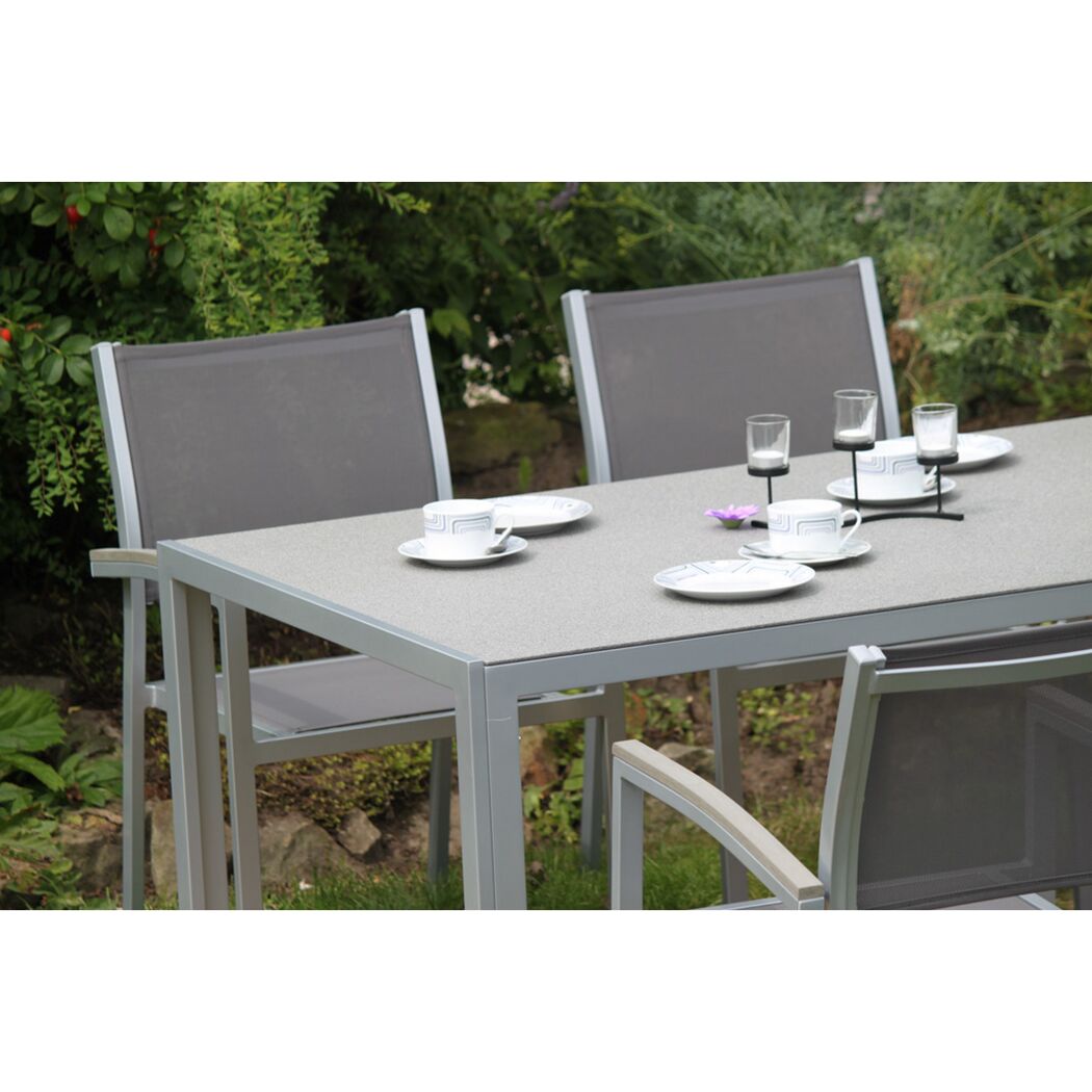 Gartenmöbelset 'Grace' für 6 Personen Aluminium