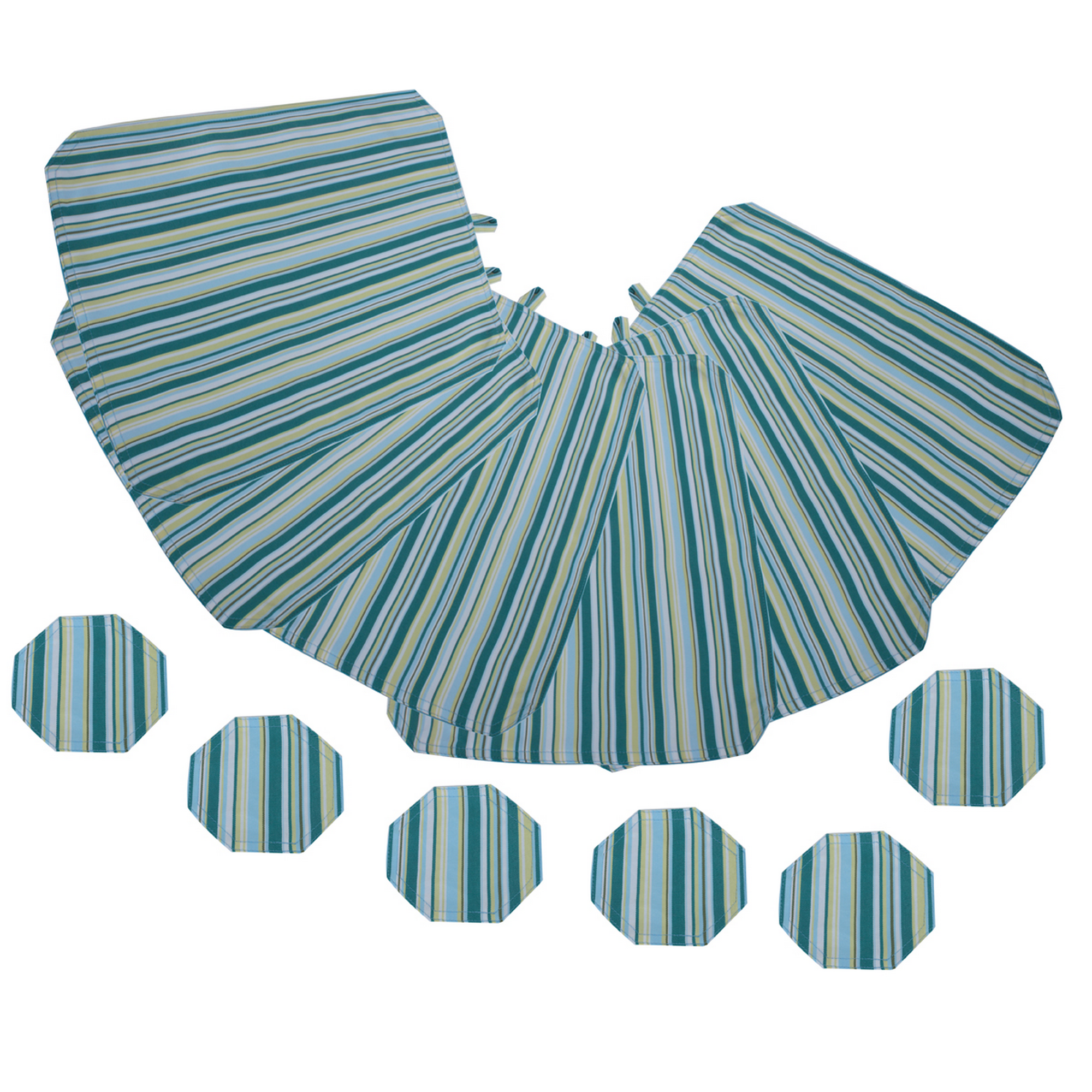 Gartenmöbelset 'Stockholm' für 6 Personen Eukalyptusholz