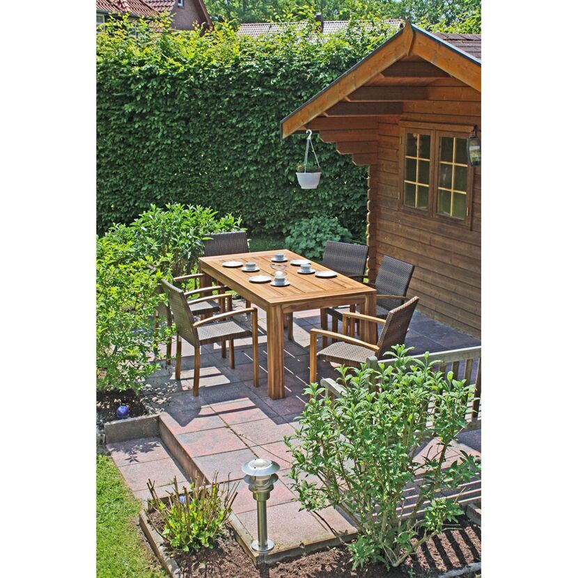 Gartenmöbelset 'Topeka' für 6 Personen Akazienholz