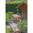 Gartenmöbel-Set 'Topeka' braun 7-teilig