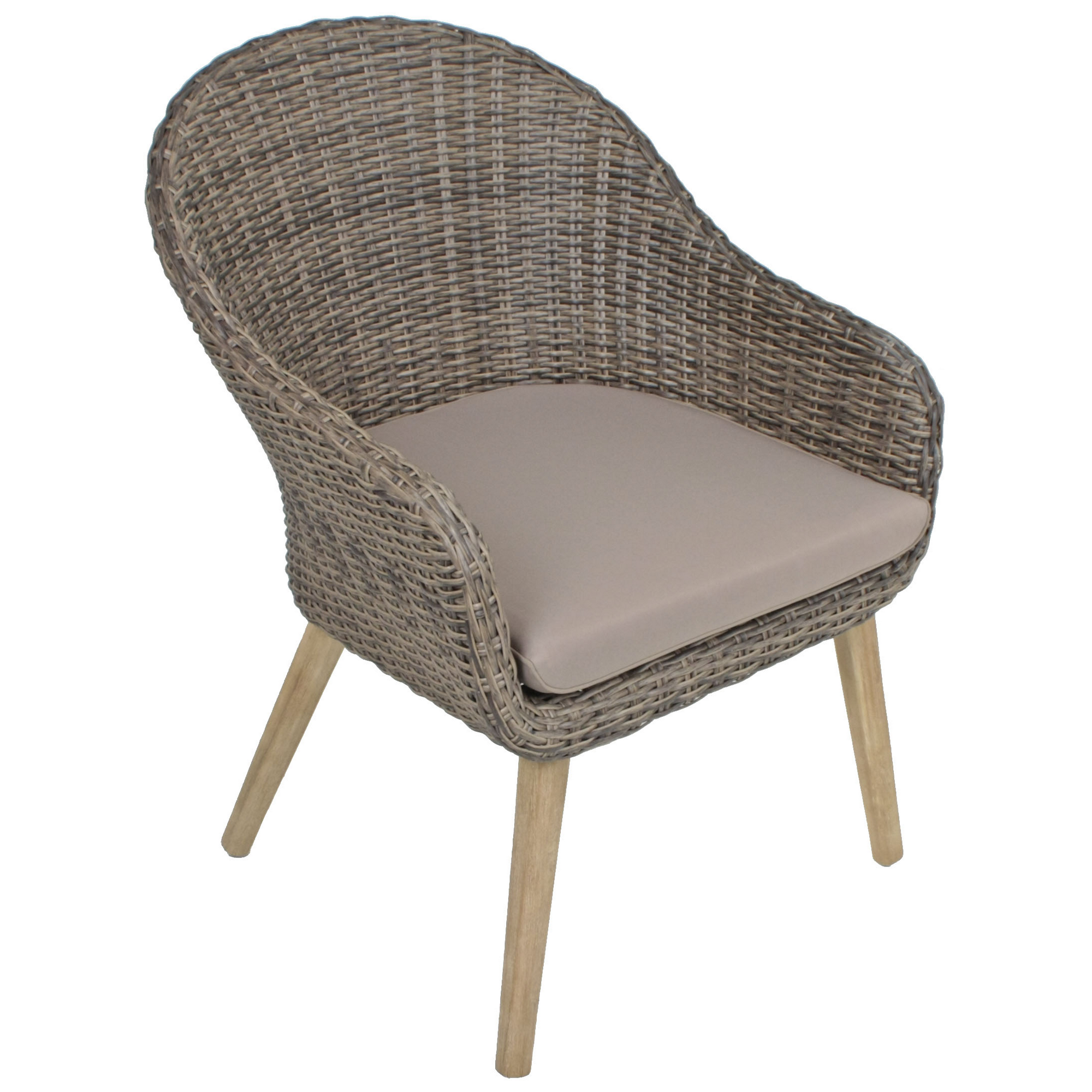 Gartenmöbelset 'Pueblo' für 4 Personen Akazienholz