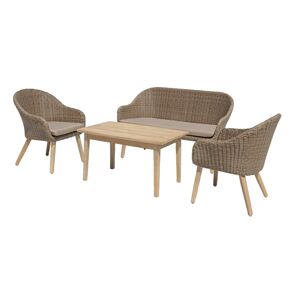 Gartenmöbel-Set 'Pueblo' braun 4-teilig