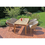 Gartenmöbel-Set 'Visalia' braun 5-teilig