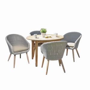 Gartenmöbelset 'Arvada' für 4 Personen Akazienholz