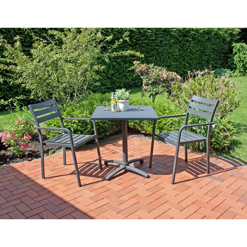 Gartenmöbelset 'Treviso' für 2 Personen Aluminium
