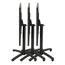 Gartenmöbel-Set 'Treviso' anthrazit 3-teilig
