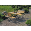 Gartenmöbel-Set 'Wien' braun 4-teilig