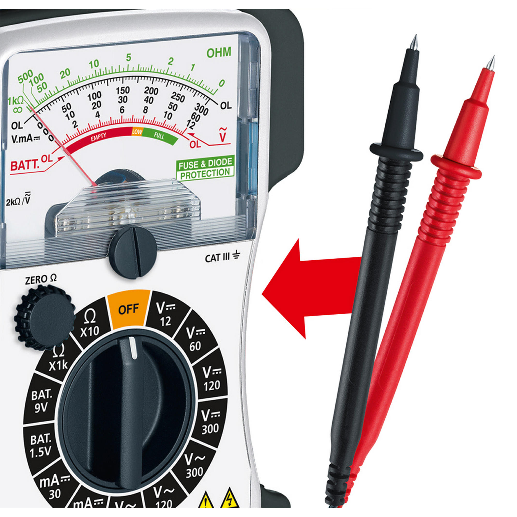 Analog-Multimeter 'MultiMeter-Home'