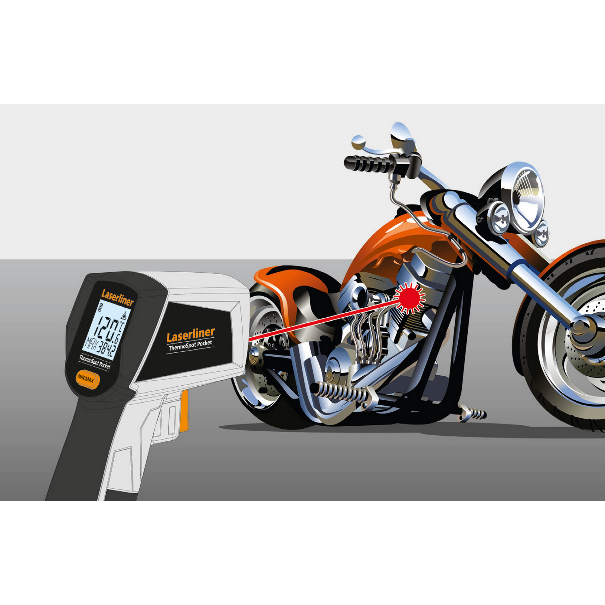 Infrarot-Temperaturmessgerät 'ThermoSpot Pocket'