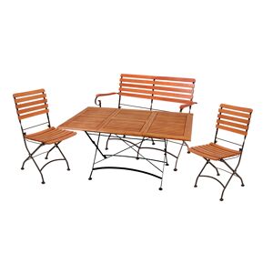 Gartenmöbel-Set 'Wien' braun 4-teilig