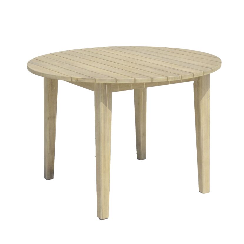Gartenmöbelset 'Norvell/Avada' für 4 Personen Akazienholz/Aluminium