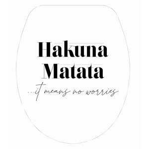 WC-Sitz 'Hakuna Matata' mit Absenkautomatik Duroplast