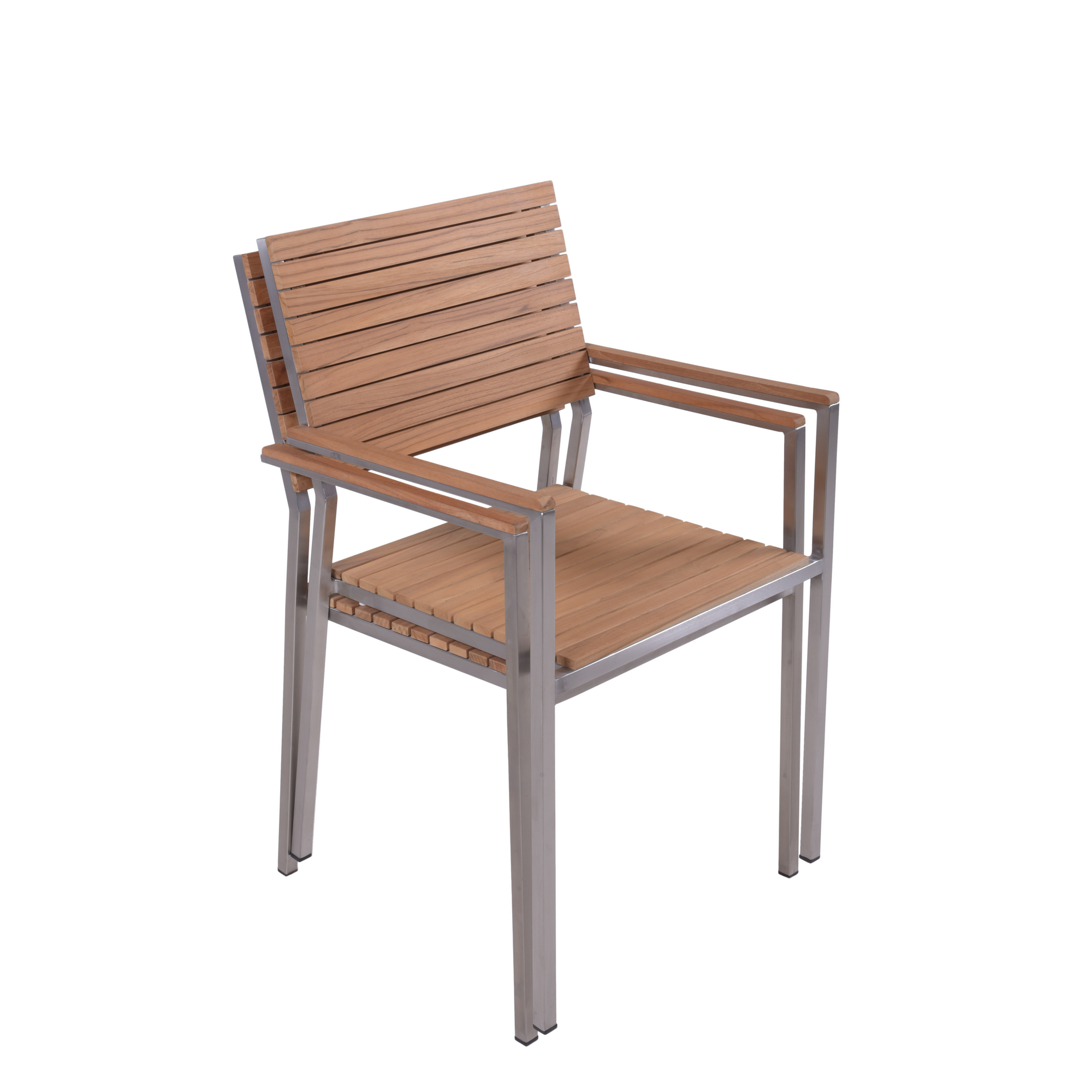 Gartenmöbelset 'Denver' für 4 Personen Edelstahl