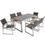 Gartenmöbelset 'Ava' für 6 Personen Aluminium