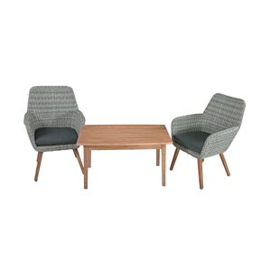 Gartenmöbel-Set 'Rapallo/Pueblo' braun 3-teilig