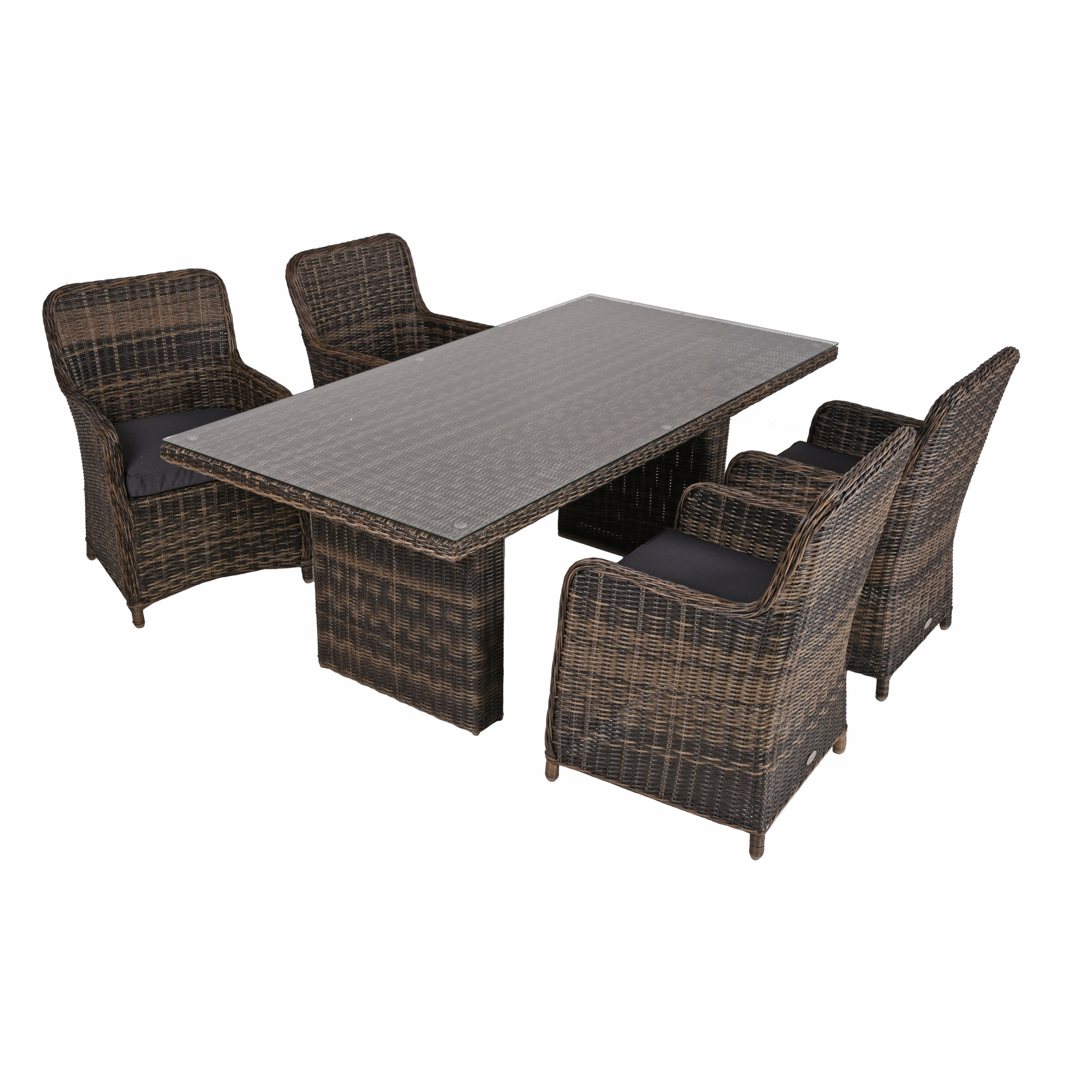 Gartenmöbelset 'Bordeaux' für 6 Personen Kunststoff/Aluminium