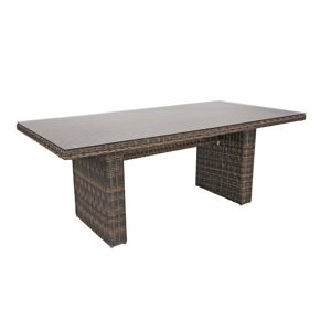 Gartenmöbel-Set 'Bordeaux' braun 7-teilig
