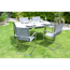 Gartenmöbel-Set 'Sienna' silbern 5-teilig
