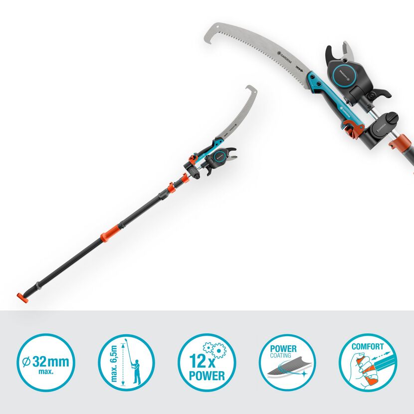 Baum- und Strauchschneider 'StarCut Pro L' 400 cm mit Säge und Adapter