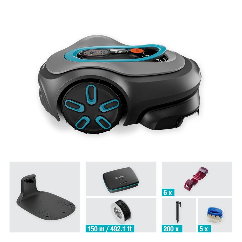 Mähroboter mit Zubehör