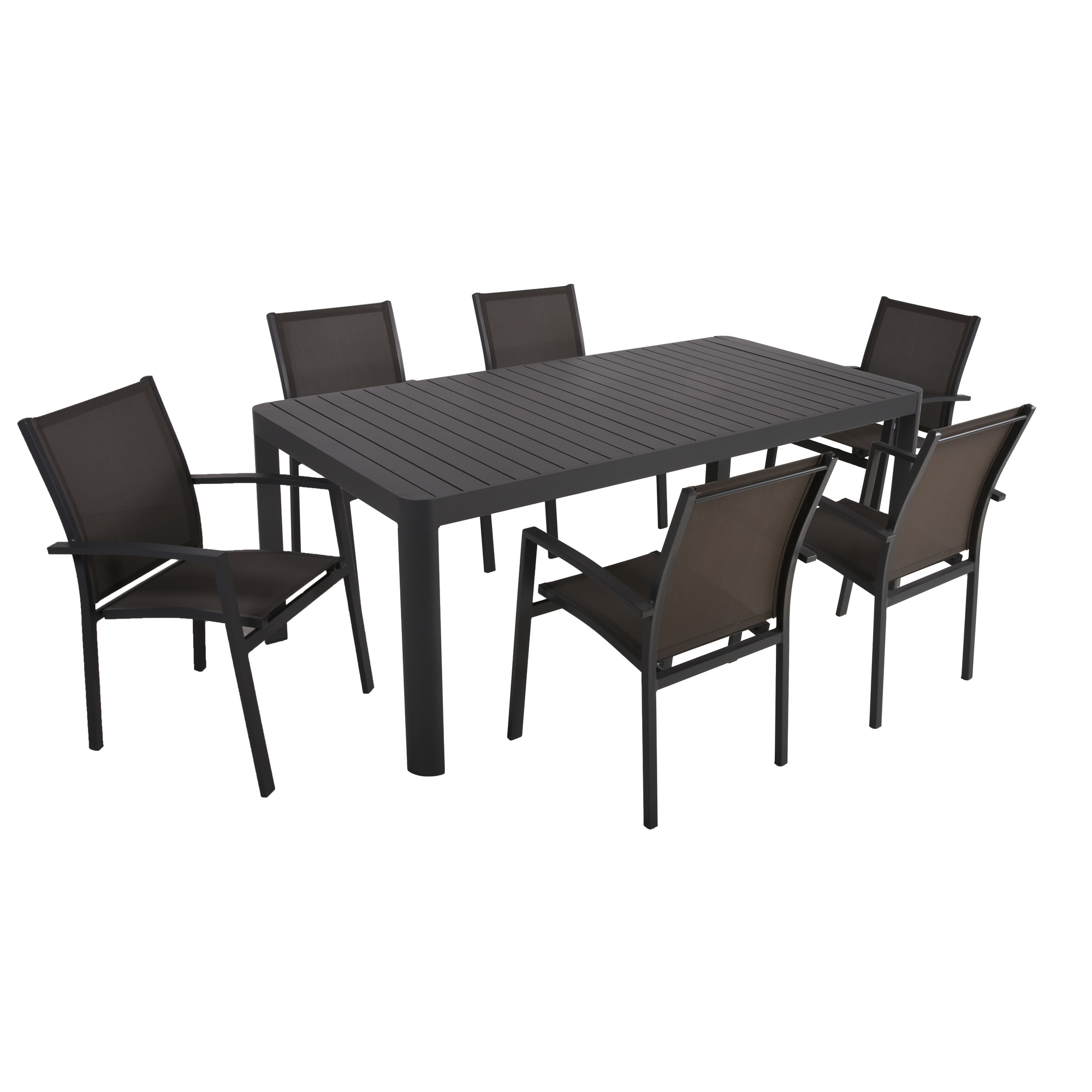 Gartenmöbelset 'Amira' für 6 Personen Aluminium