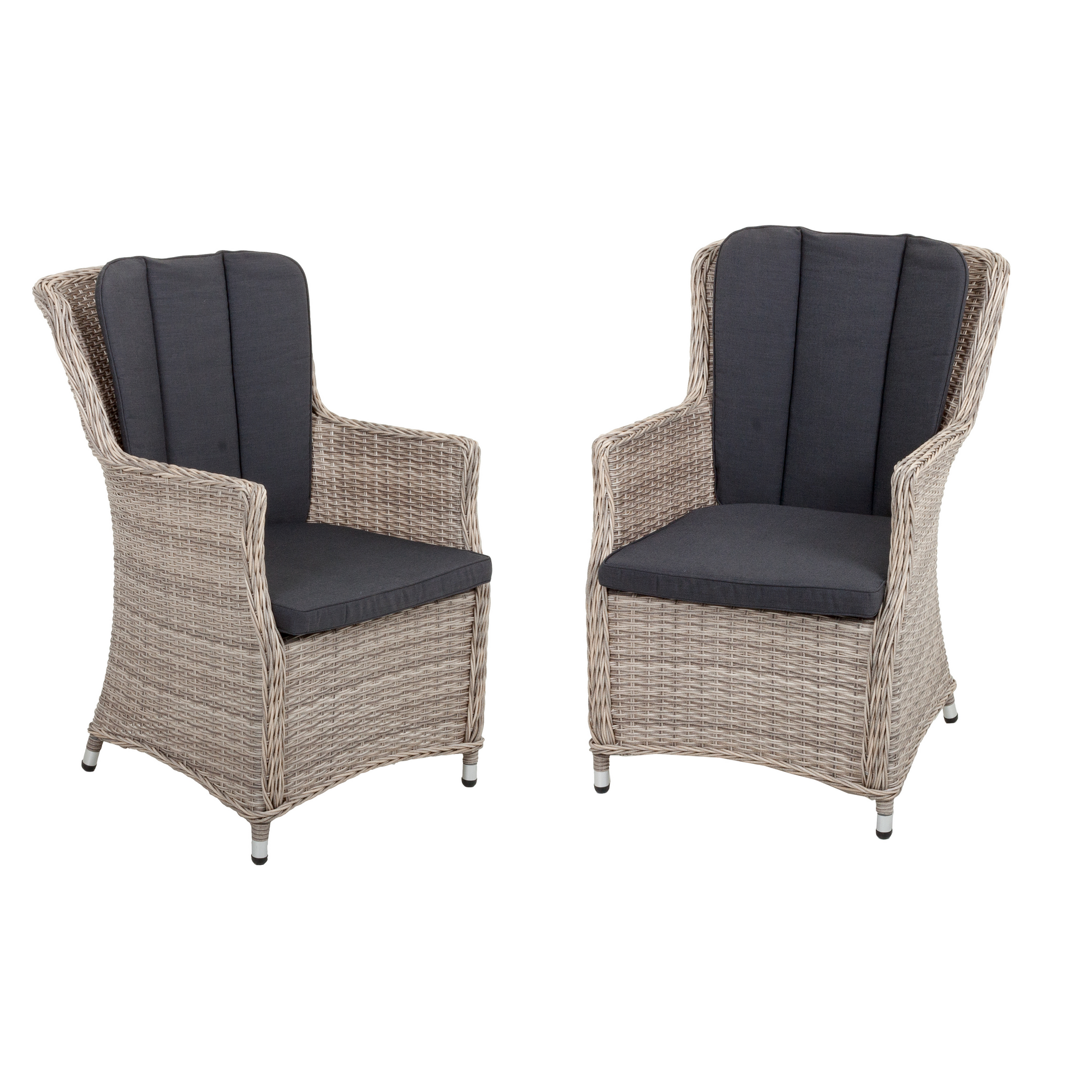 Gartenmöbelset 'Dijon' für 2 Personen Kunststoff/Polyethylen