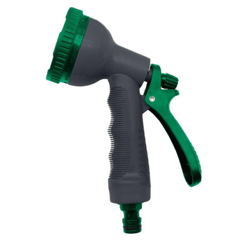 Flex-Gartenschlauch mit Multifunktionsbrause 5-15 m
